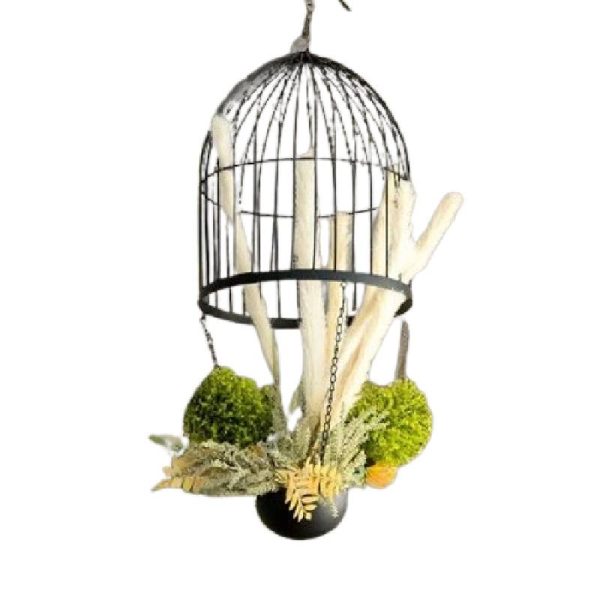 Decorative Hanging Cage Planter - Large